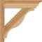 Ekena Millwork Funston Rough Sawn Traditional Outlooker, Western Red Cedar, 6"W x 22"D x 22"H OUT06X22X22FST01RWR - alternate 3